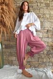 Sundaze Cheesecloth Bloomer Pant Indian Pink